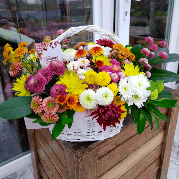 Композиция в корзине &quot;Чудесное мгновение&quot; в Армянске