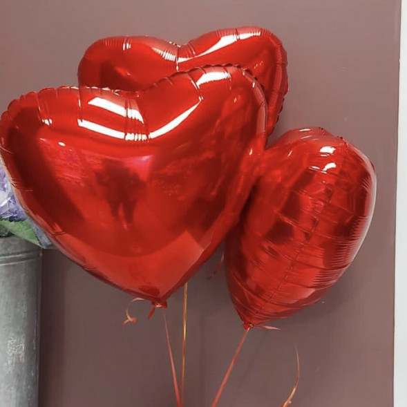 Фольгированый шар в форме сердца 1 шт. в Армянске