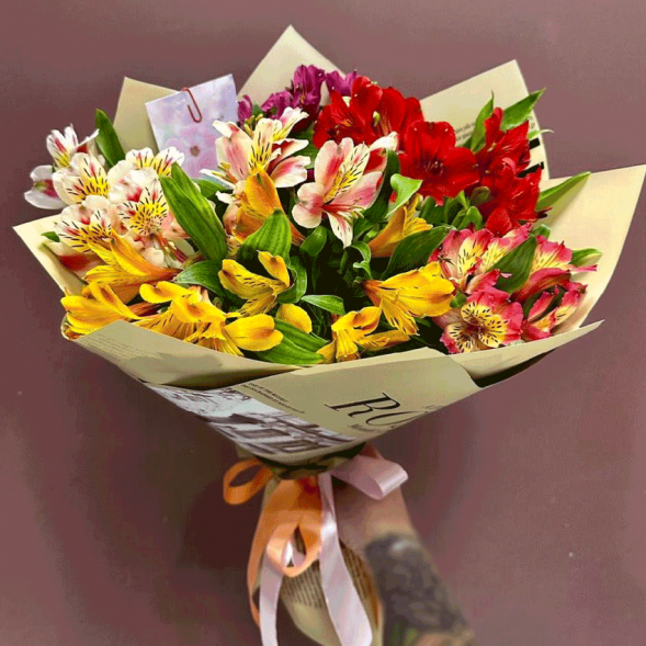 Букет 11 альстромерий в Армянске