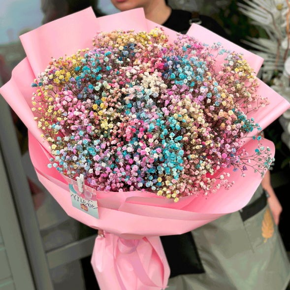 Букет Радужная гипсофила Макс в Армянске