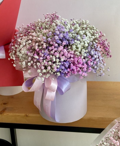 Коробочка с гипсофилой в Армянске