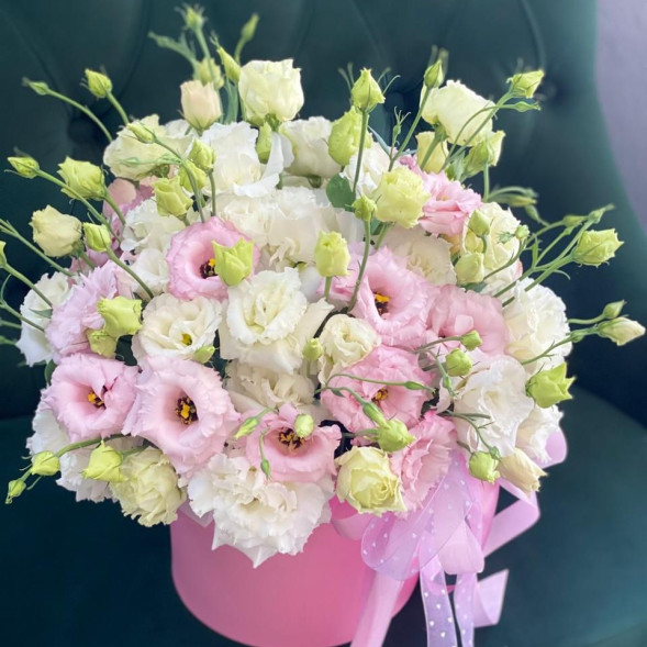 Композиция из эустом Нежное прикосновение в Армянске